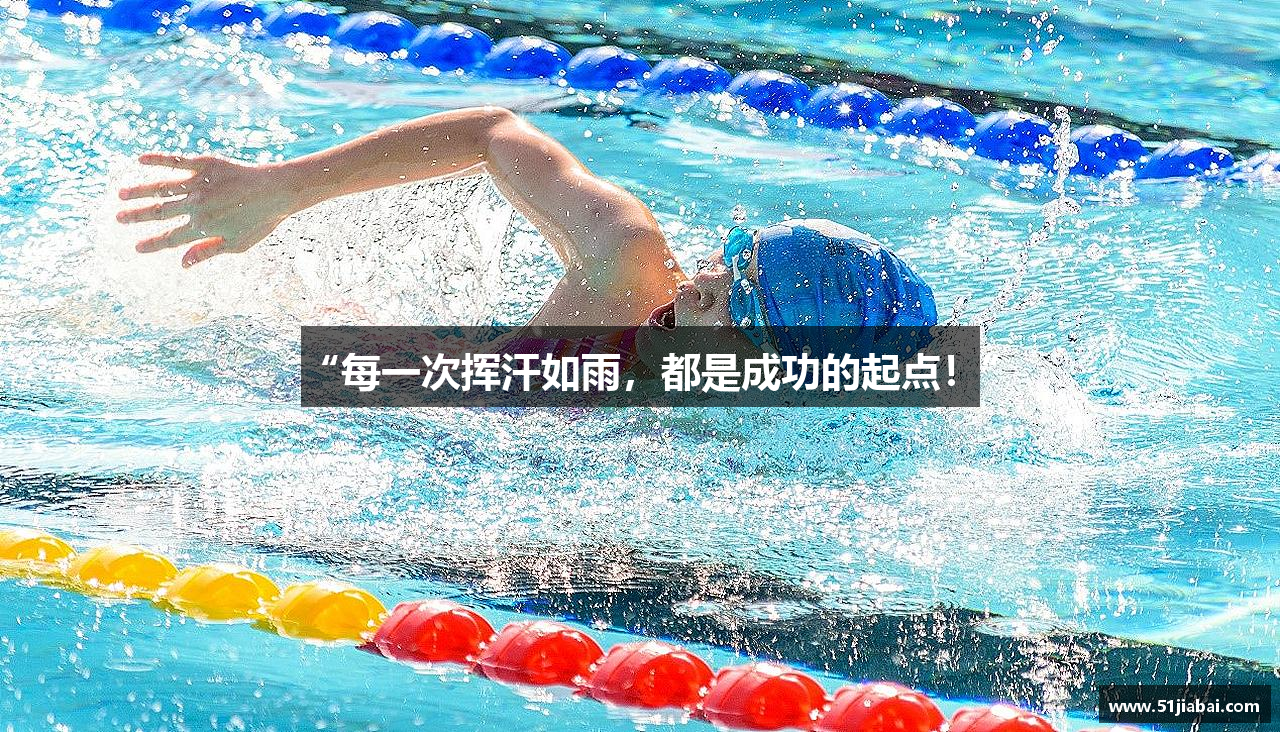 “每一次挥汗如雨，都是成功的起点！”